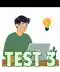 Przycisk uruchamiający Test 3 z języka angielskiego