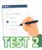 Przycisk uruchamiający Test 2 z języka angielskiego